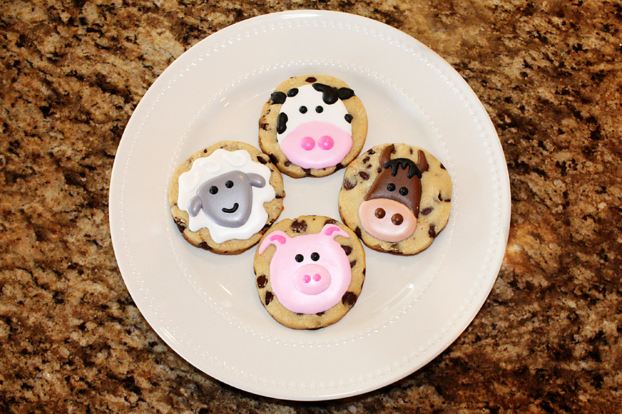 Farm Animal Cookies
