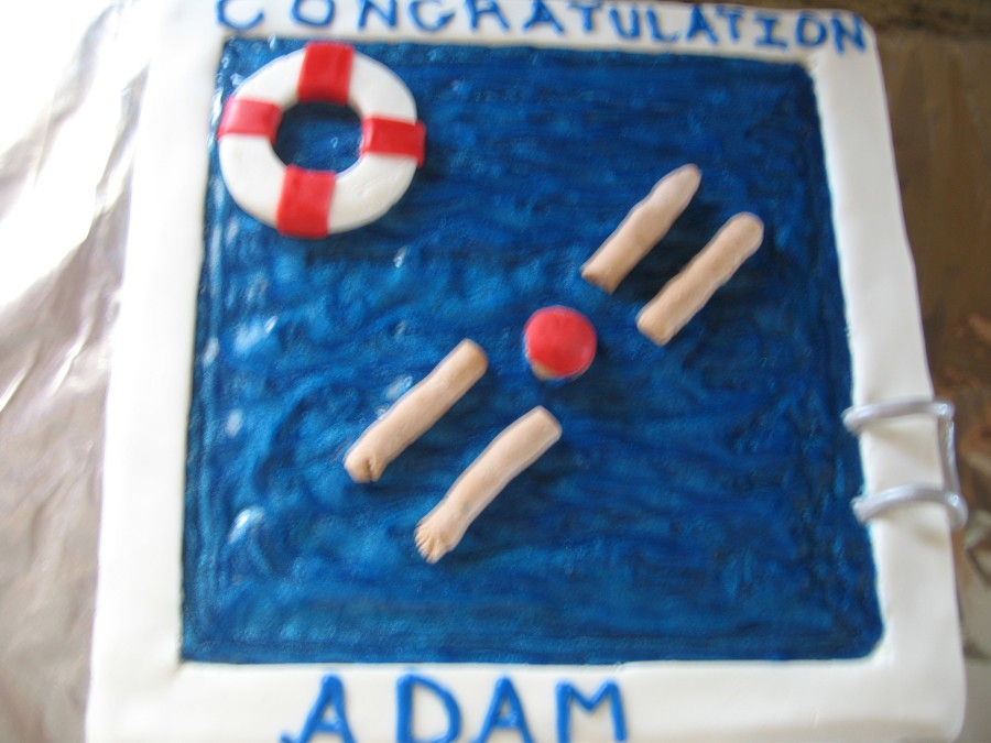 Lifeguard Cake