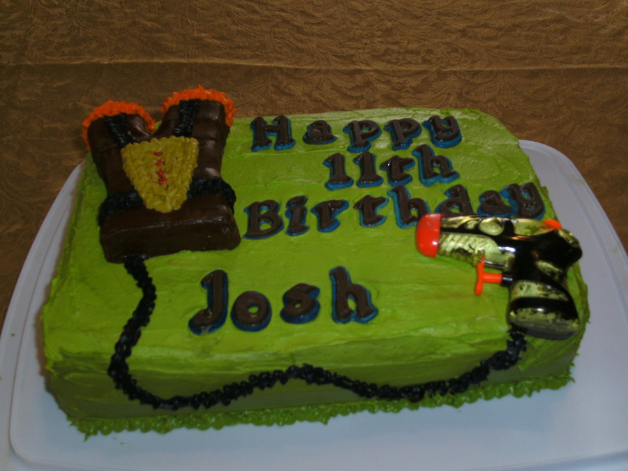 Laser Gun Cake