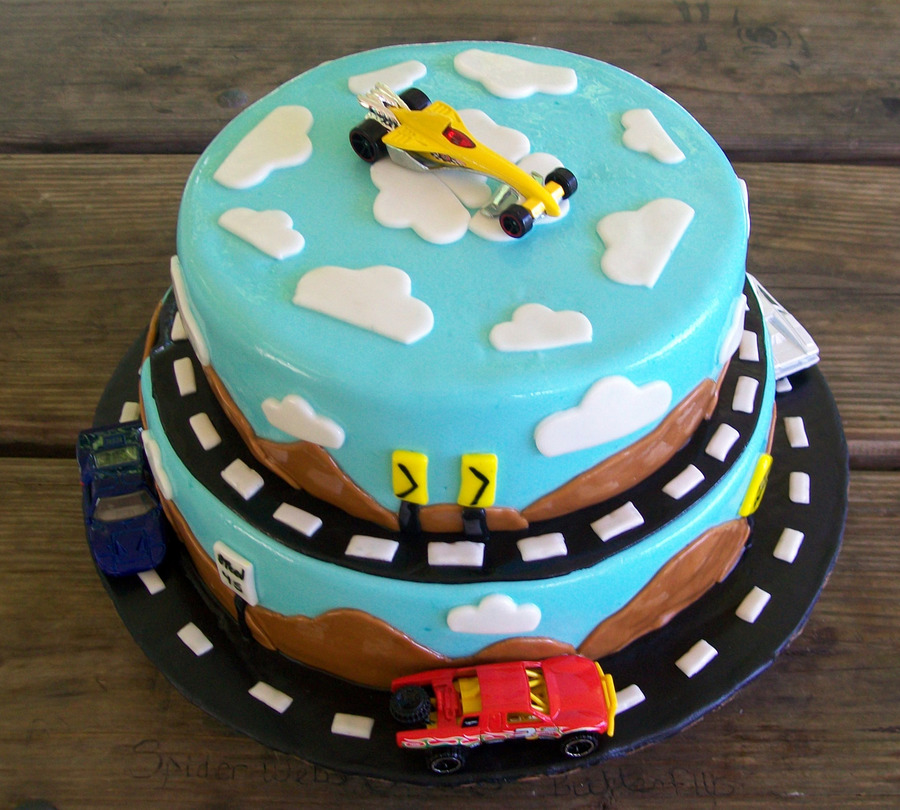 Matchbox Car Birthday Cake