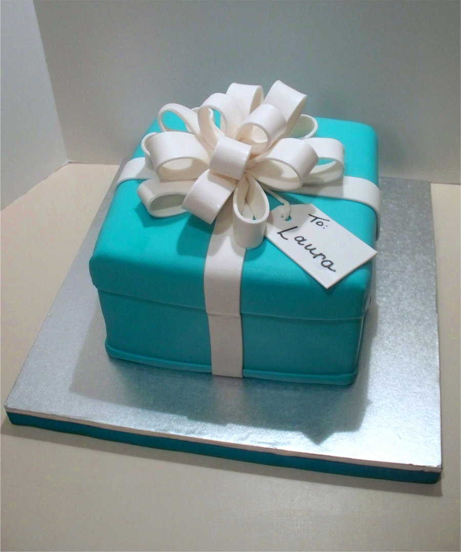 Tiffany Box Cake - CakeCentral.com