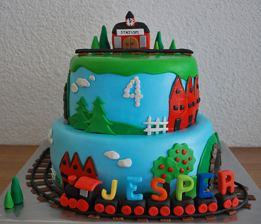 Steam Train Cake