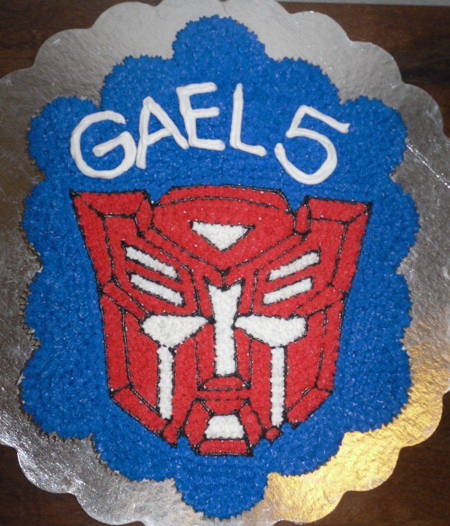 Transformers Cupcake Cake
