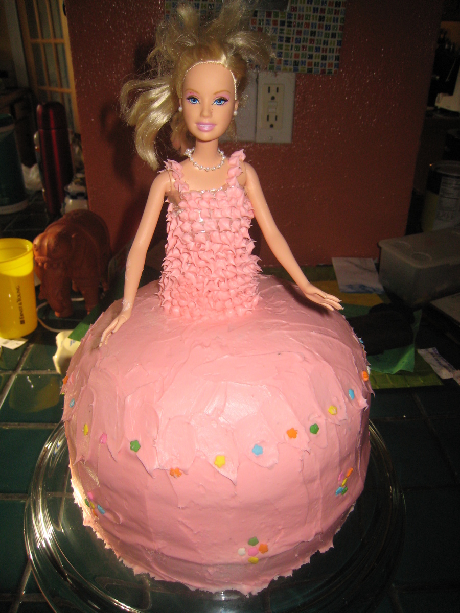 Barbie Doll Cake