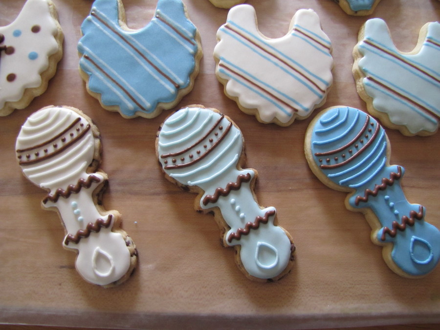 Baby Boy Shower Cookies