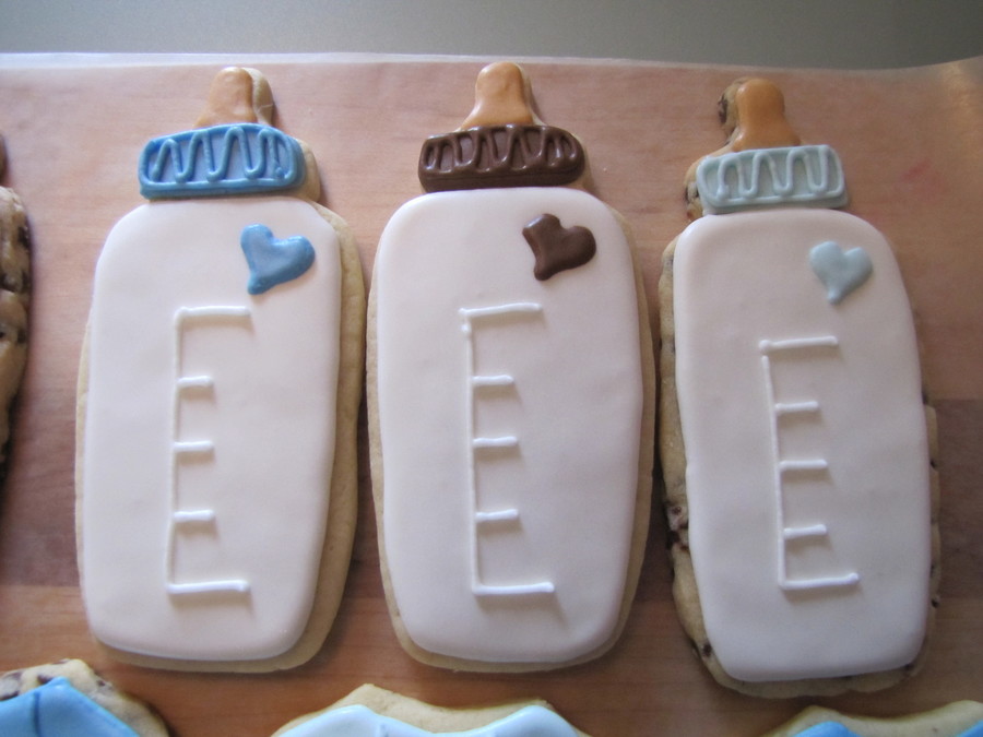 Baby Boy Shower Cookies
