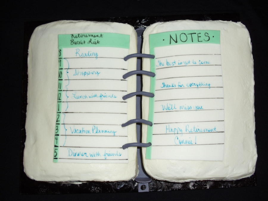 Daily Planner Cake