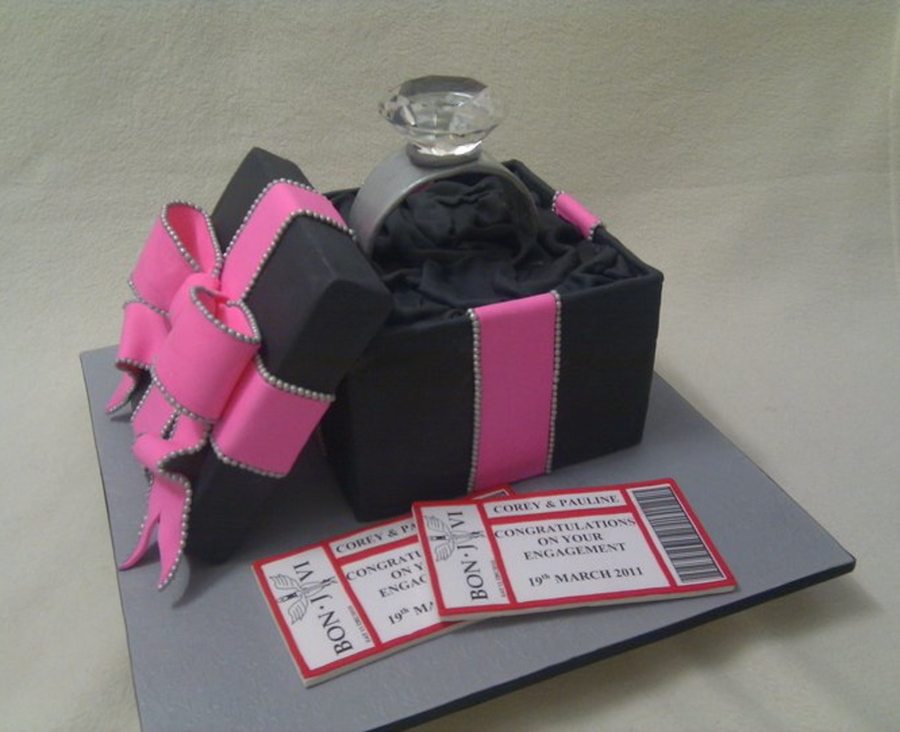 Engagement Ring Cake