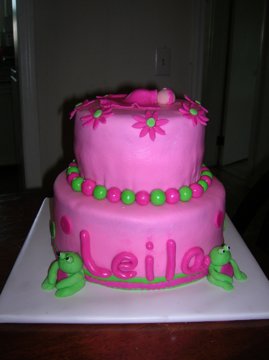 Fondant Baby Shower Cake