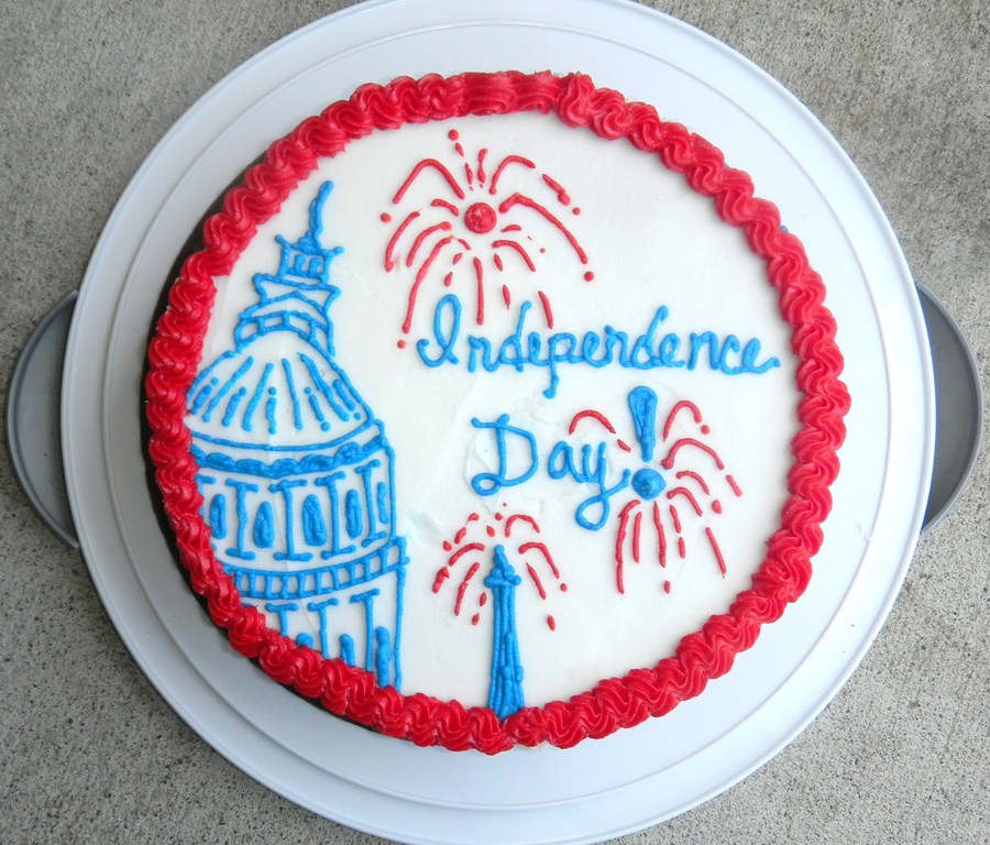Independence Day Cake - CakeCentral.com