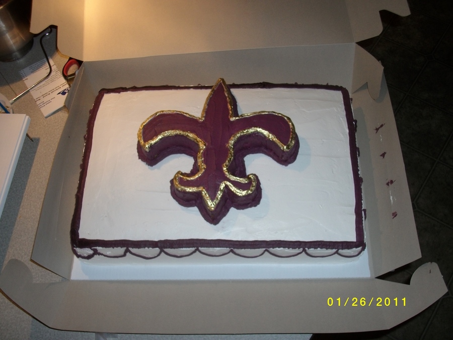 Fleur De Lis Cake