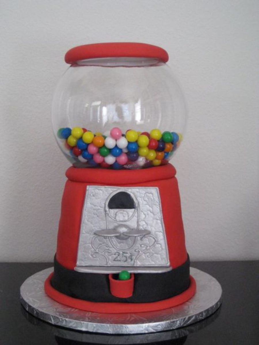 Gumball Machine Cake