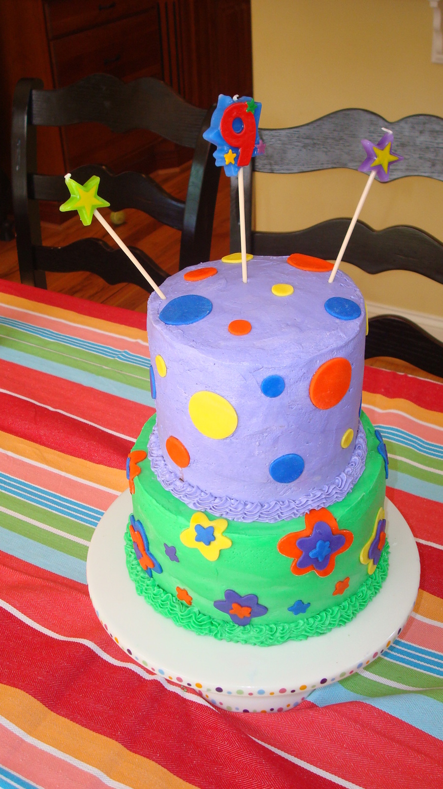 Bright Dot Cake.
