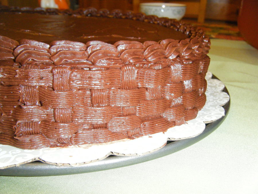 Basket Weave Cake