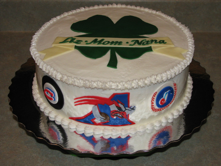 Montreal Fan's Birthday Cake