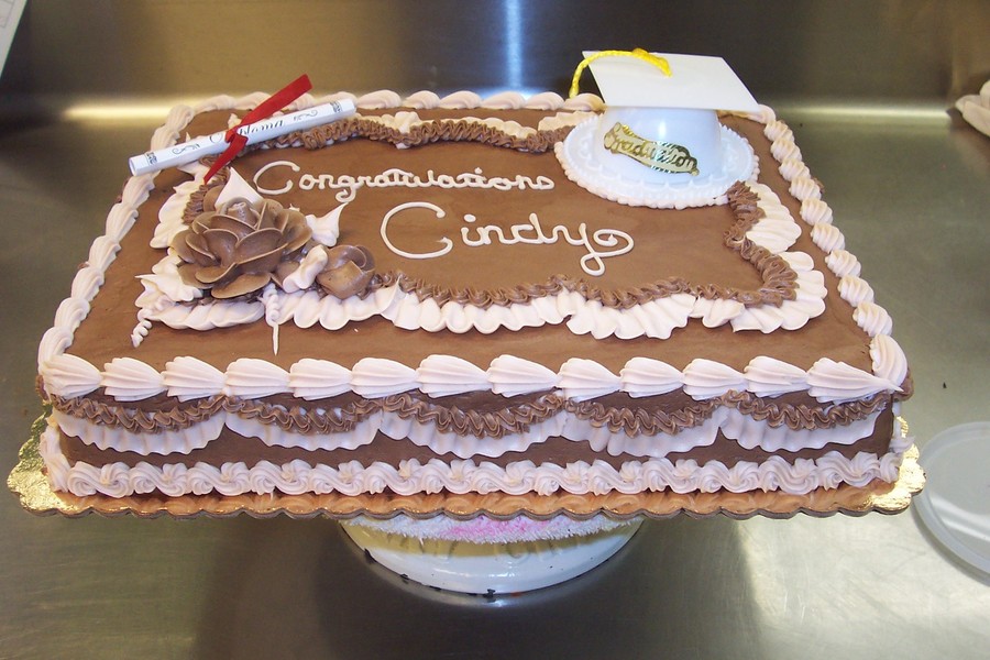 Chocolate Graduation Cake