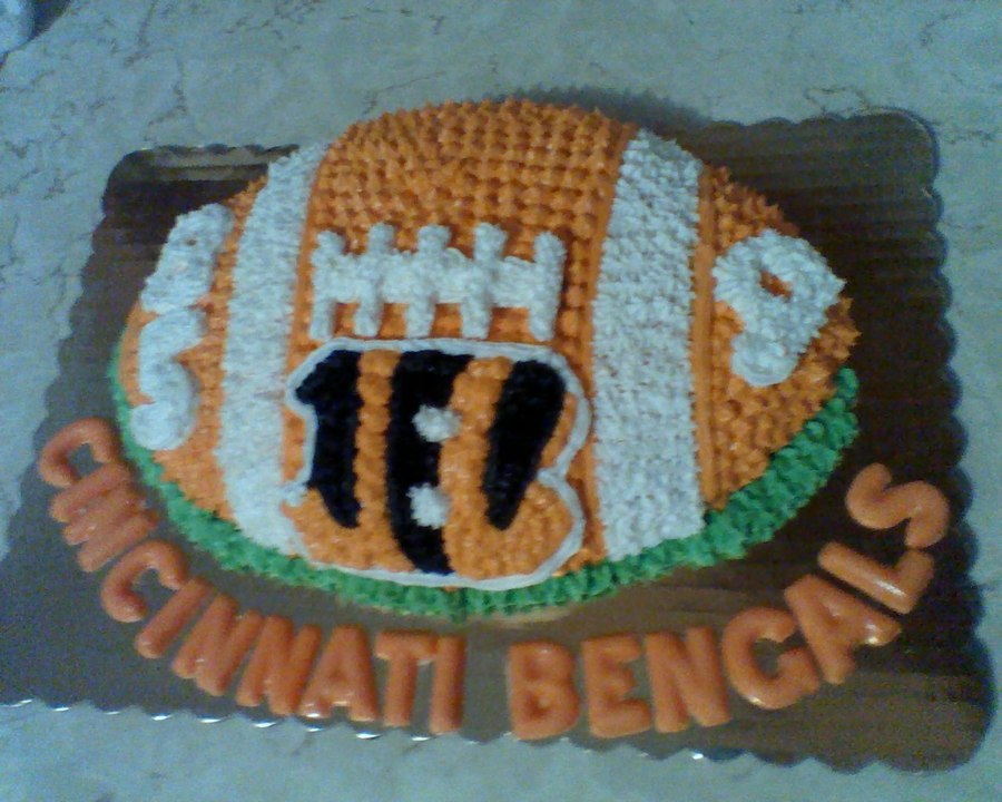 Cincinnati Bengals Football Cake