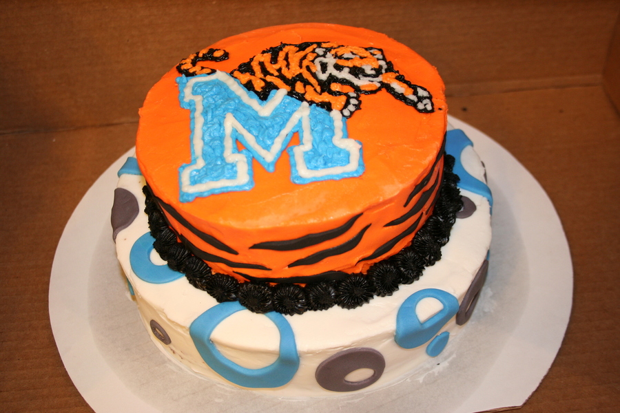 University Of Memphis Cake