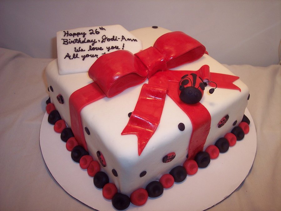 Lady Bug Birthday Cake