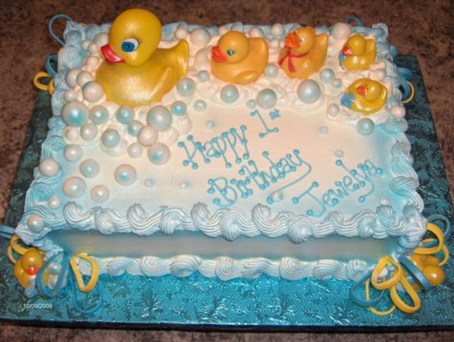 Rubber Ducky Cake