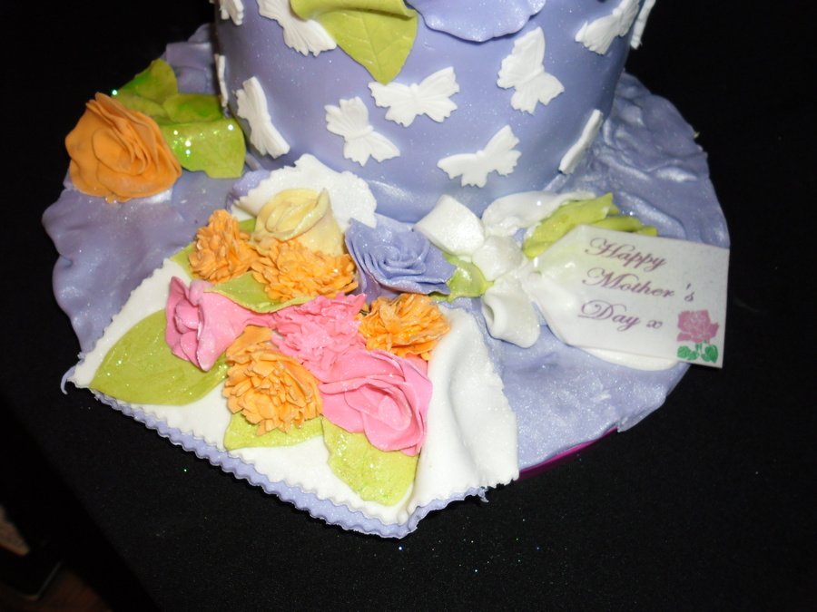 Vase Of Flowers Cake