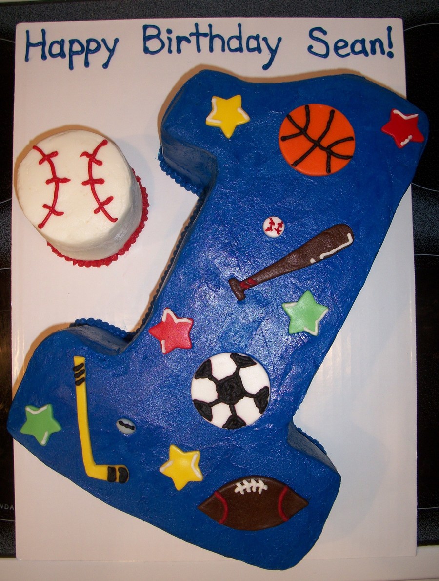 1St Birthday Sports Cake