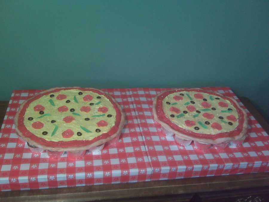 Pizza Cupcake Cakes