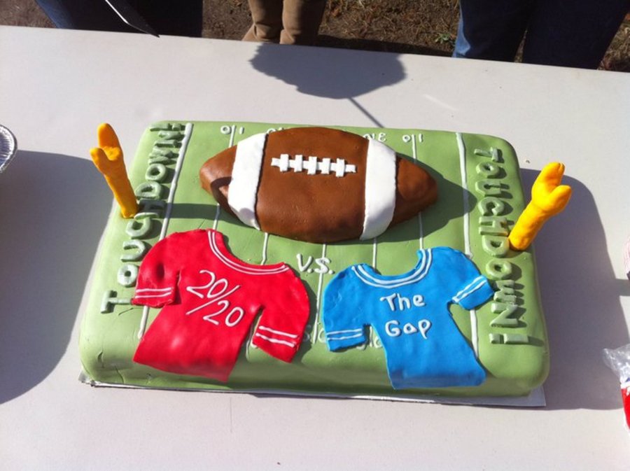 Church Football Game Cake