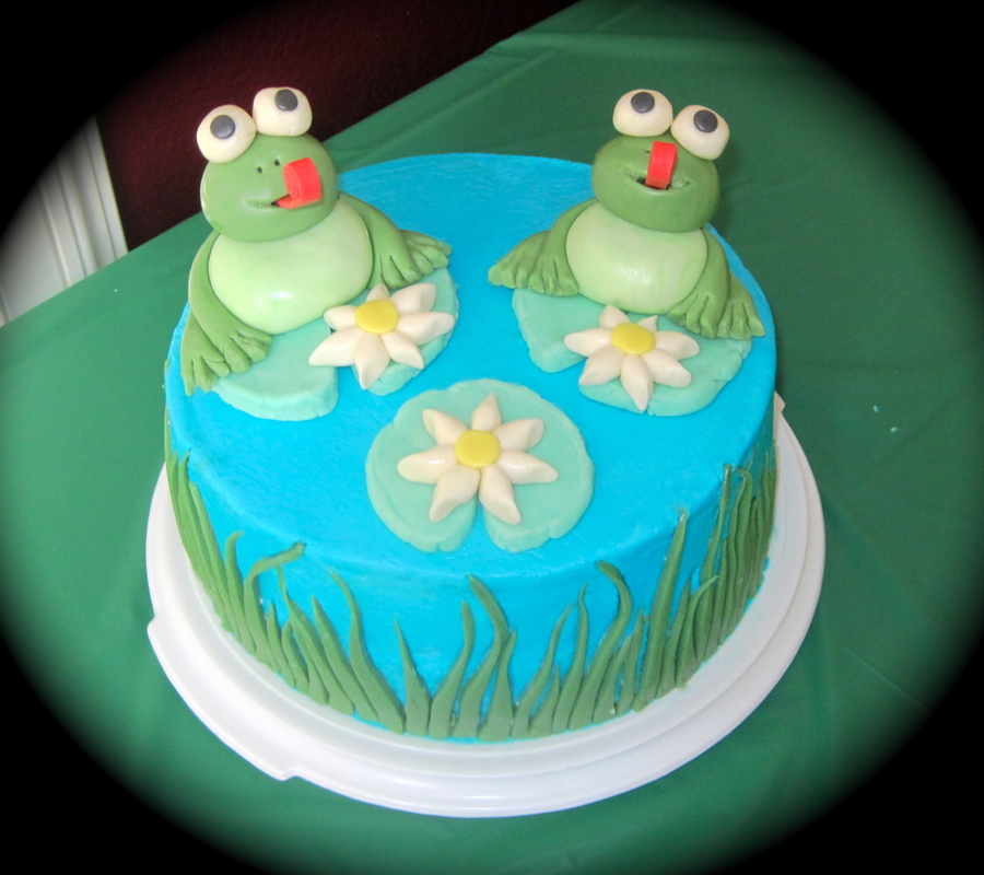 Frog Birthday Cake