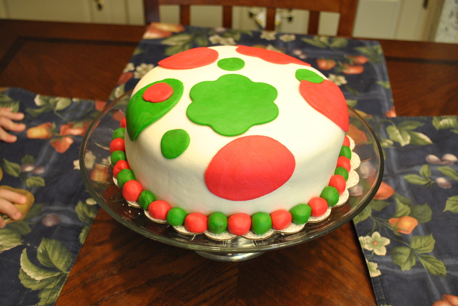 1St Marshmallow Fondant Cake