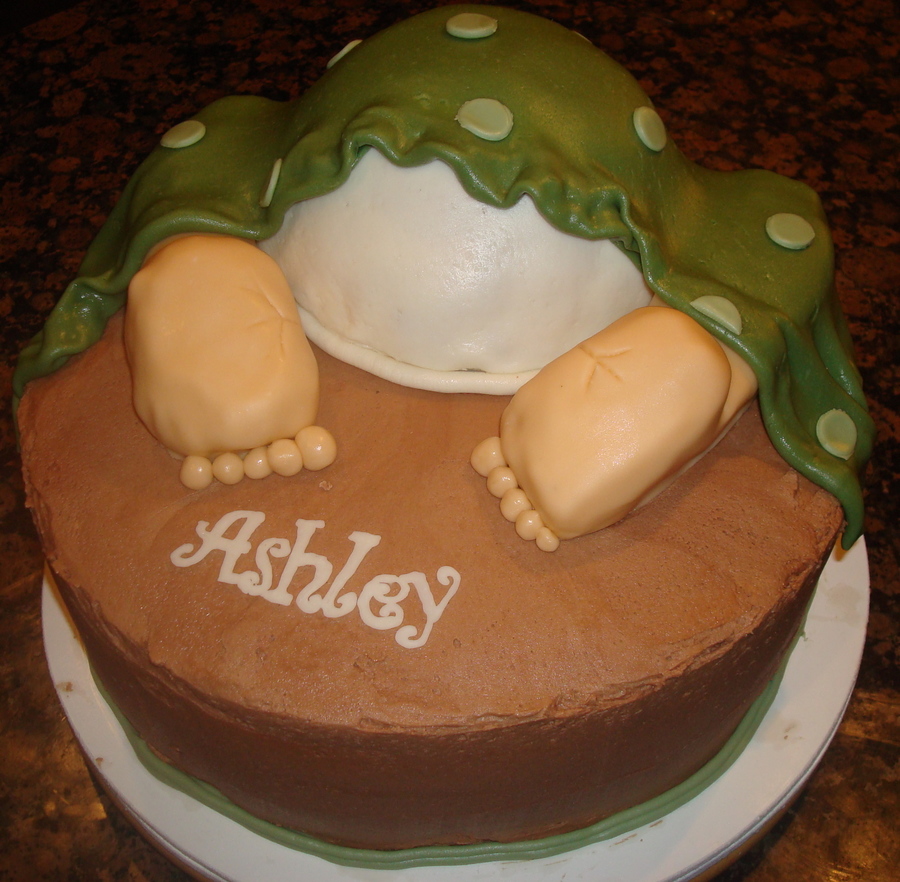 Baby Bottom Cake