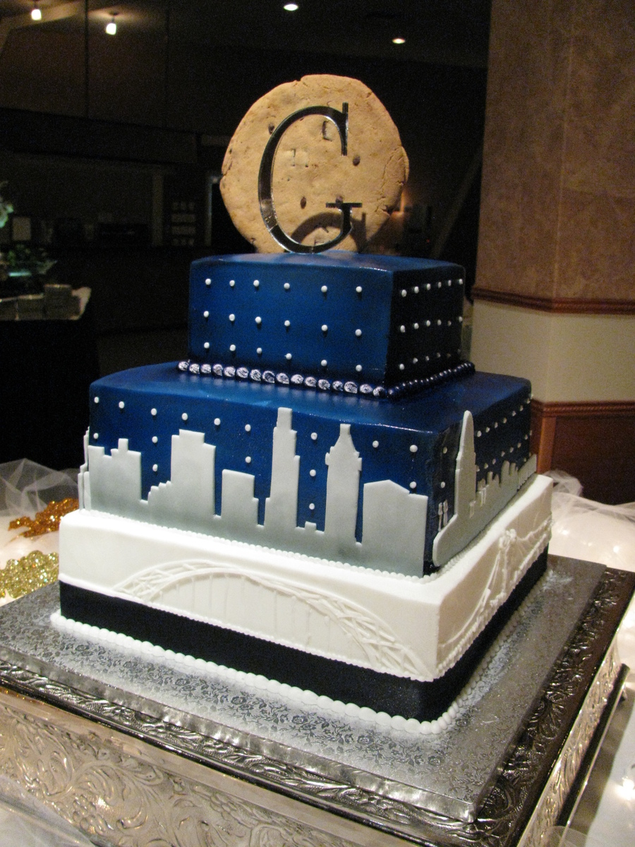 Cincinnati Skyline Cake
