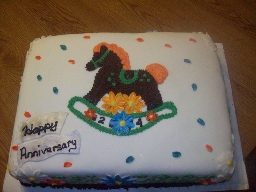 Anniversary Rocking Horse Cake