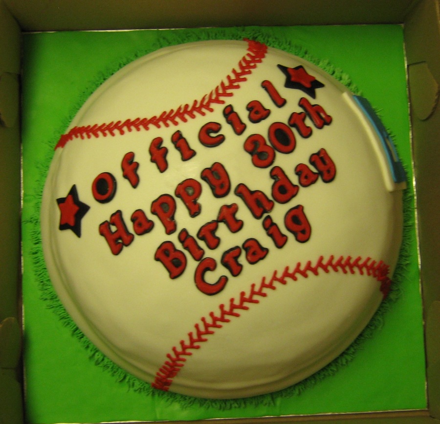 Baseball Cake