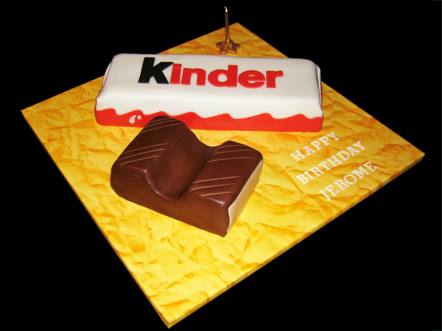 Kinder Chocolate Bar Cake