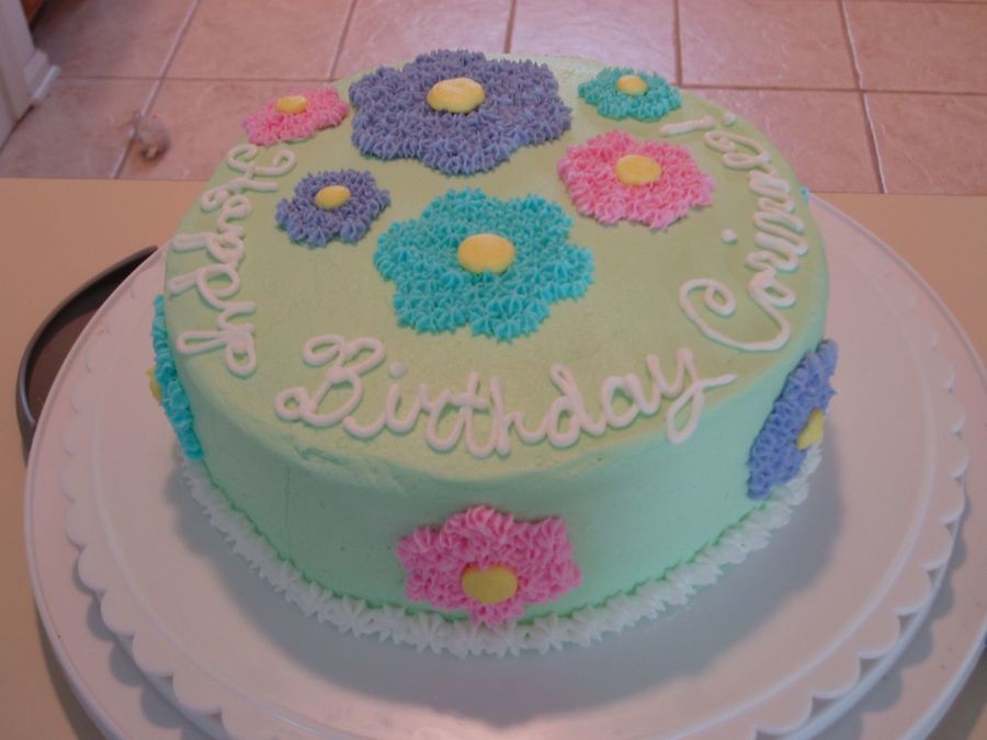 Flower Birthday Cake