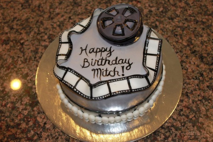 Black And White Film Birthday Cake!