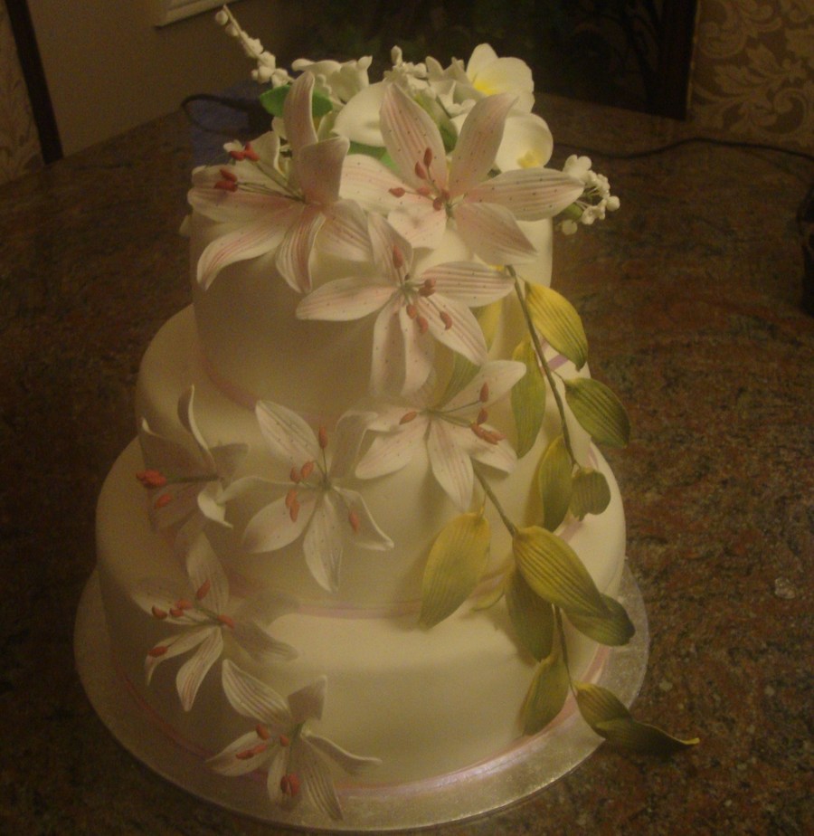 3 Tier Birthday Cake - CakeCentral.com