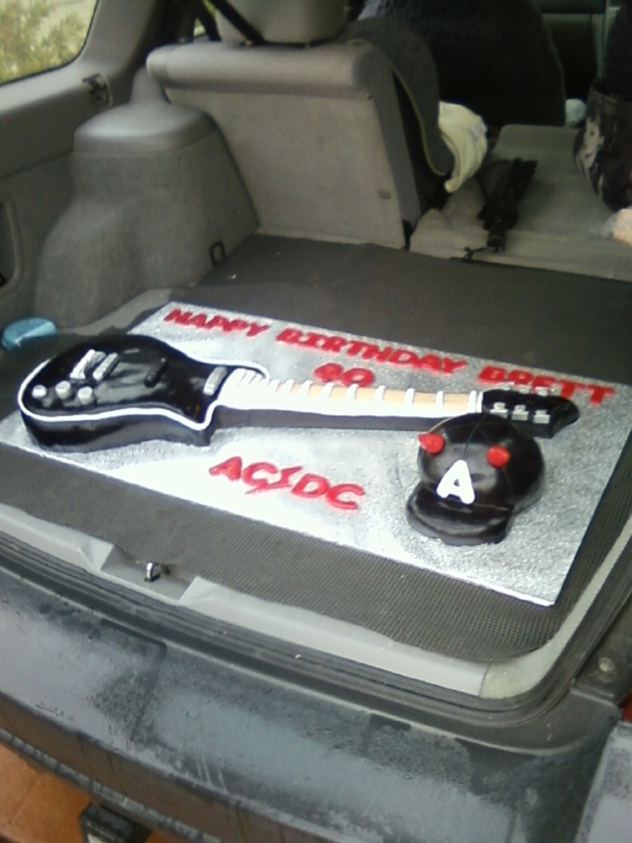40Th Birthday Acdc Cake - CakeCentral.com