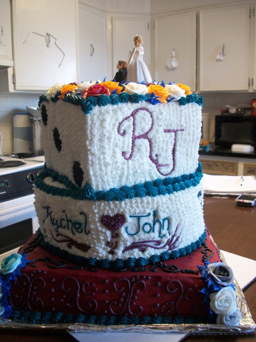 Las Vegas Theme Wedding Cake - CakeCentral.com