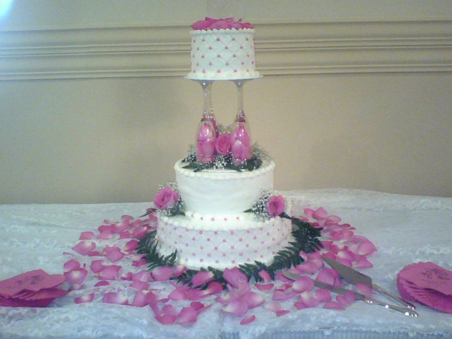 Champagne Glass Cake