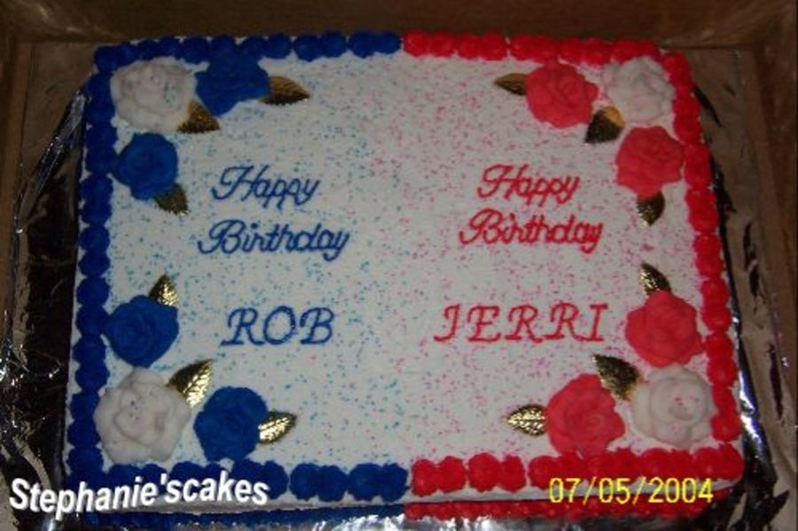 Double Birthday Cake