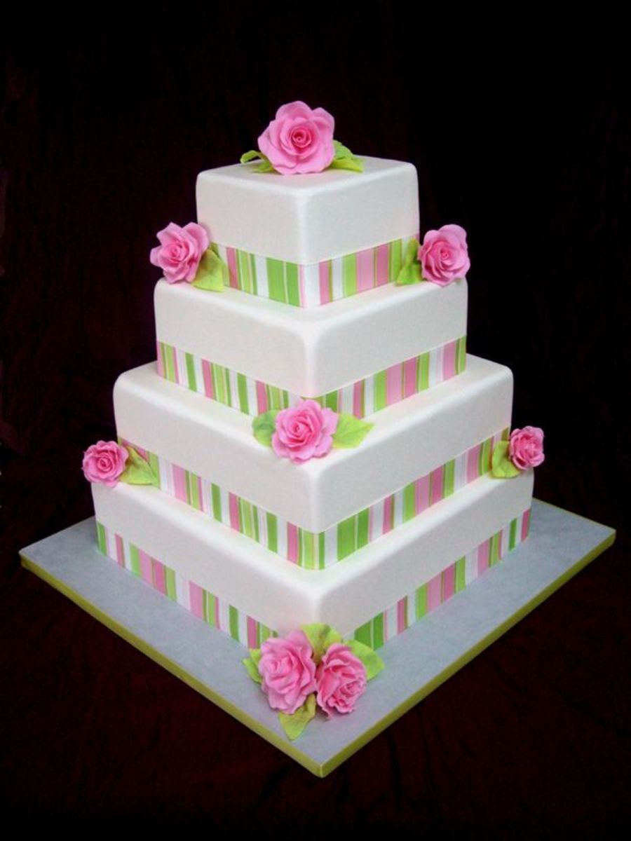 Ribbon Cake - CakeCentral.com