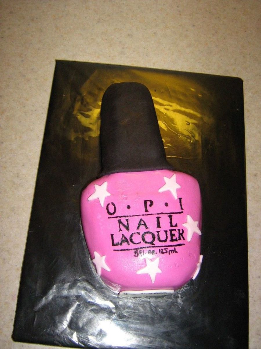 Opi Nail Polish Cake - CakeCentral.com