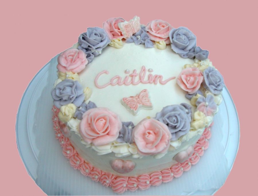Floral Birthday Cake