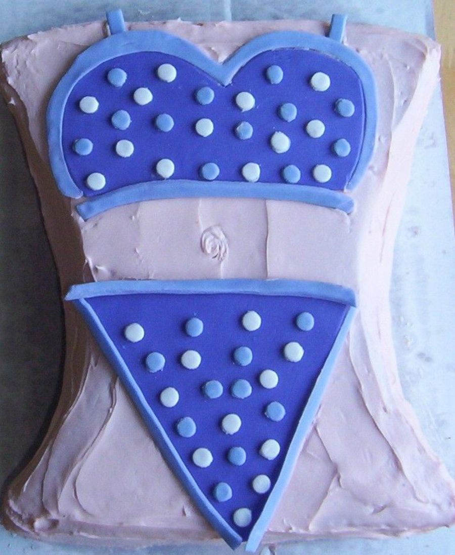 Purple Bikini Cake