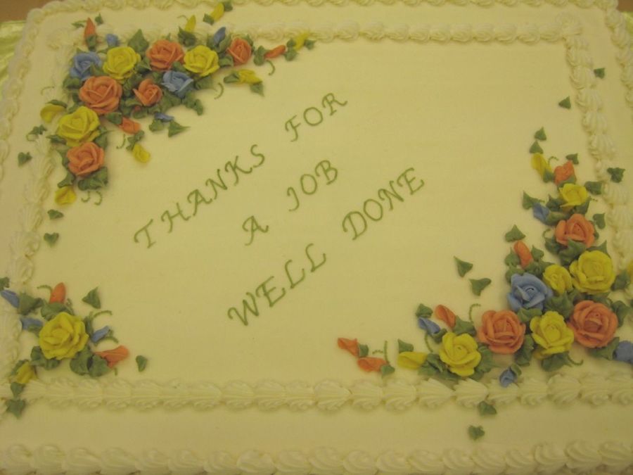 Employee Appreciation Cake