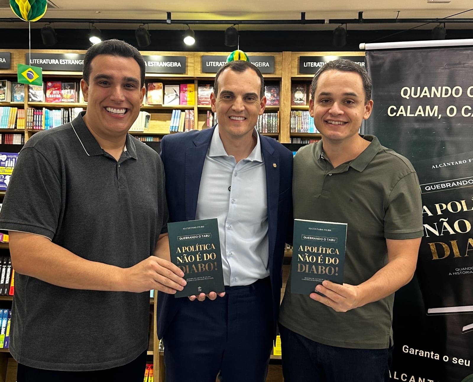 Deputado Alcântaro Filho estreia na literatura com lançamento de obra sobre fé e participação social