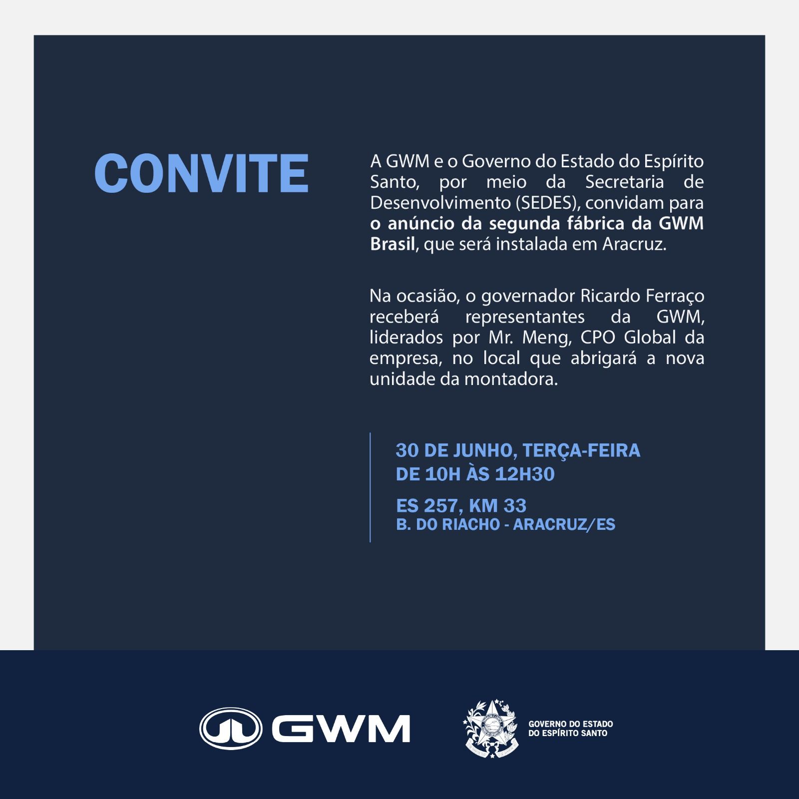 Com relatoria de Alcântaro Filho, Assembleia aprova área para GWM