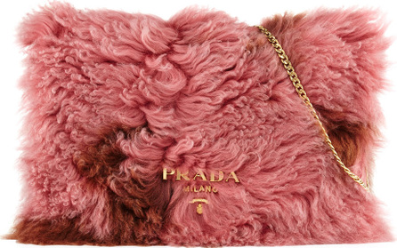 prada fur bag